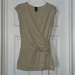 V.1 Couture Cream Blouse. Size: Medium